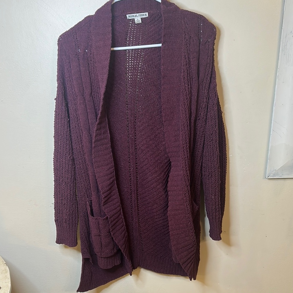Vanilla Star Women's Burgundy Sweater